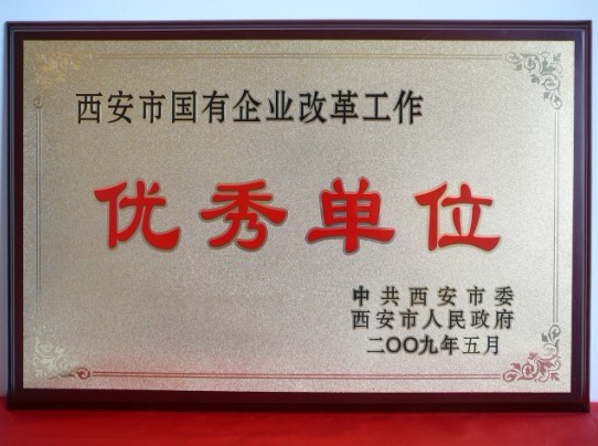 2009年5月，，，，，，被西安市委、市政府评为西安市国企业刷新事情优异单位